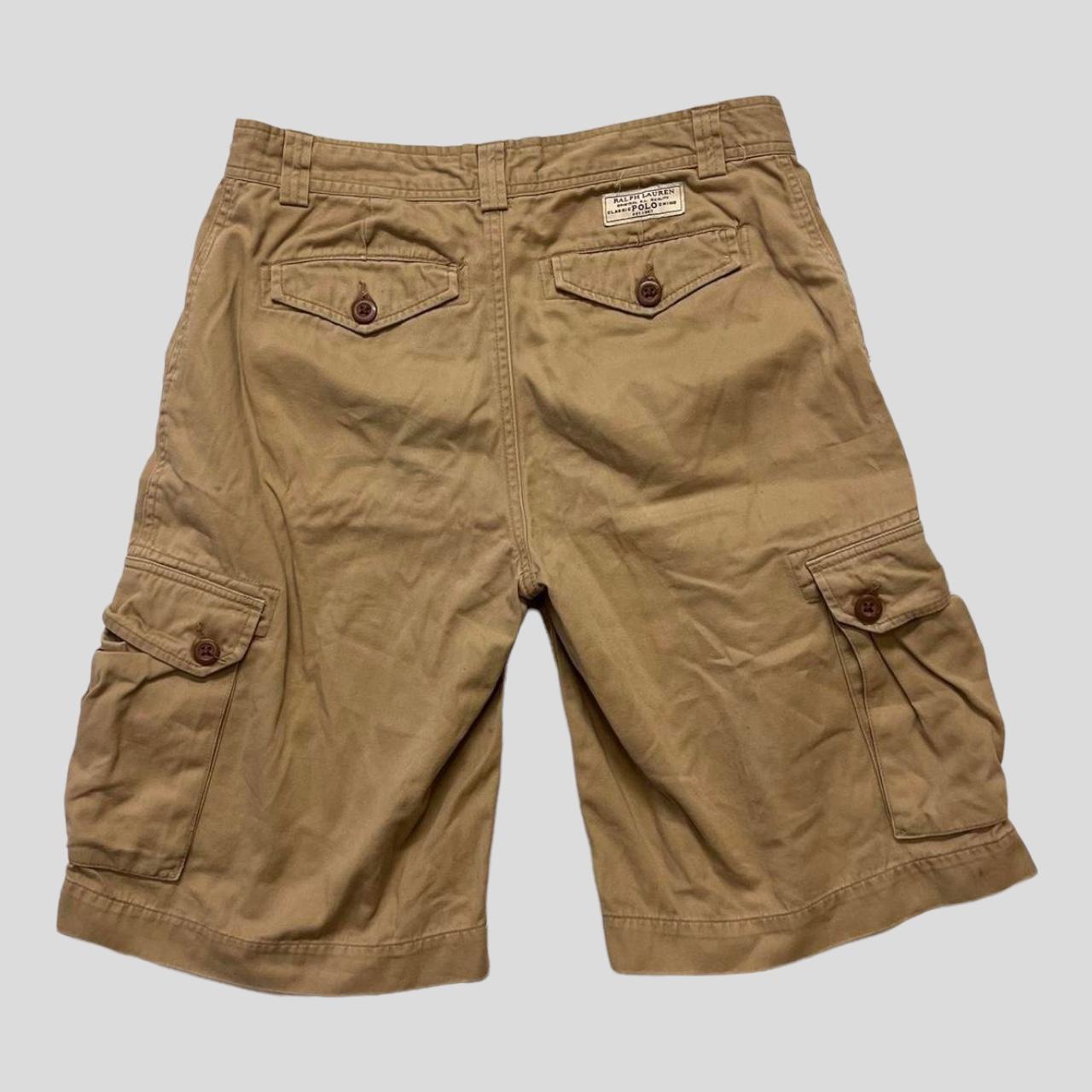 Vintage Ralph Lauren cargo shorts. Good condition... - Depop