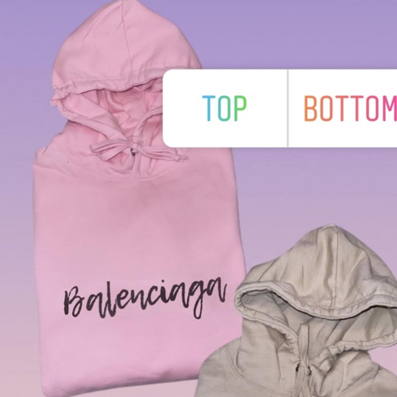 pink balenciaga jumper