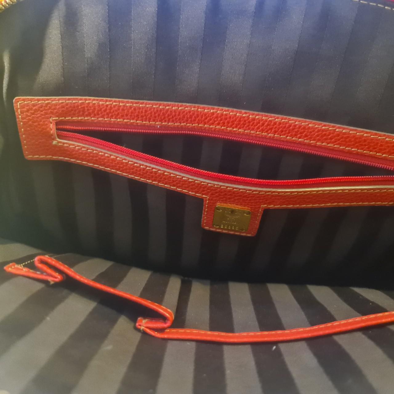 Gorgeous MCM bag in red. Authentic 100%. - Depop