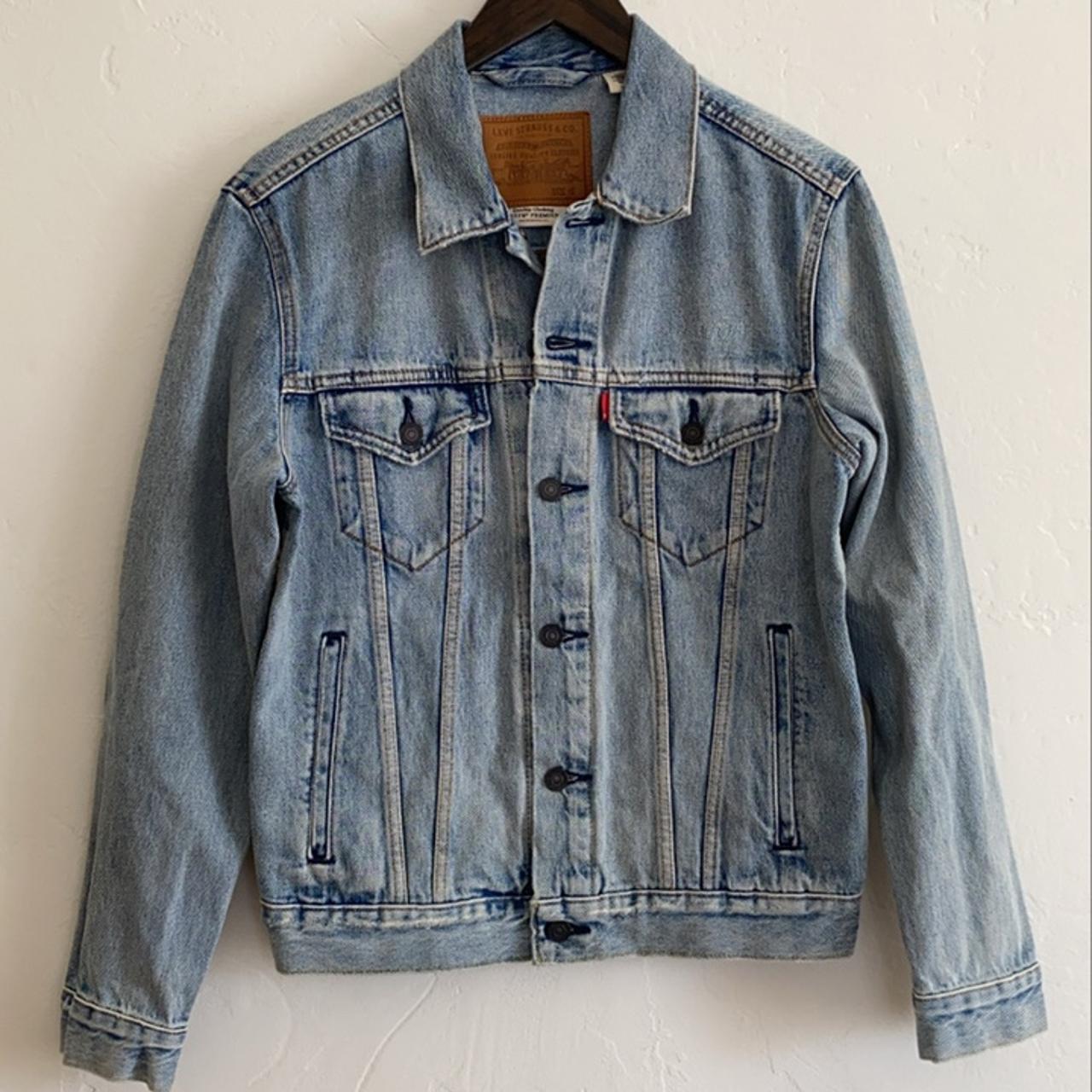 Custom Levi's Dodgers Denim Jacket Size Medium I - Depop