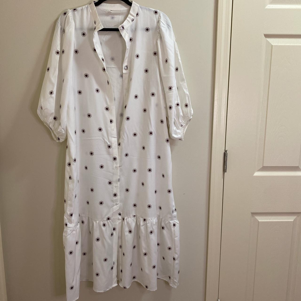 white long babydoll dress