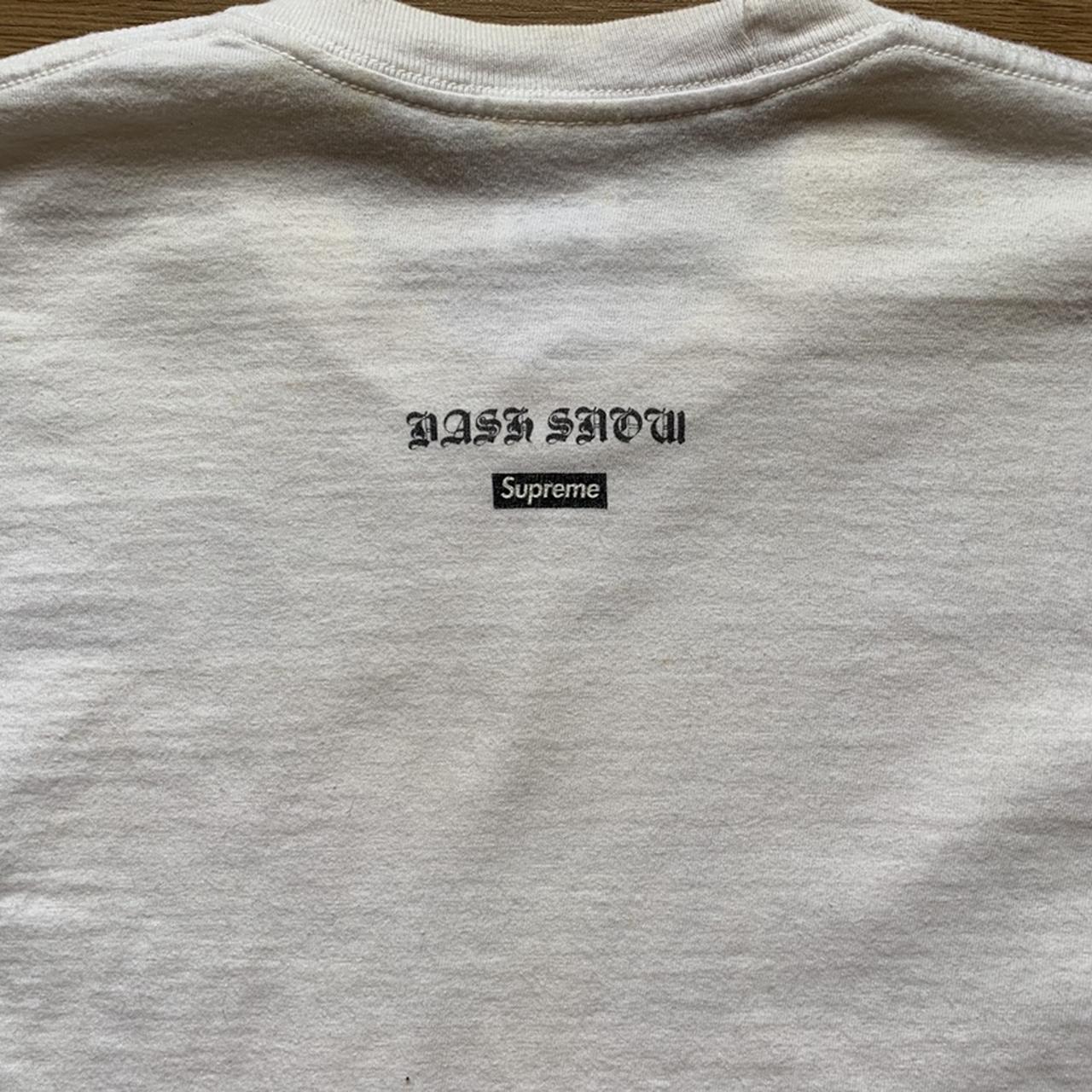 Supreme Dash Snow Tee. From FW16. Yellow staining...