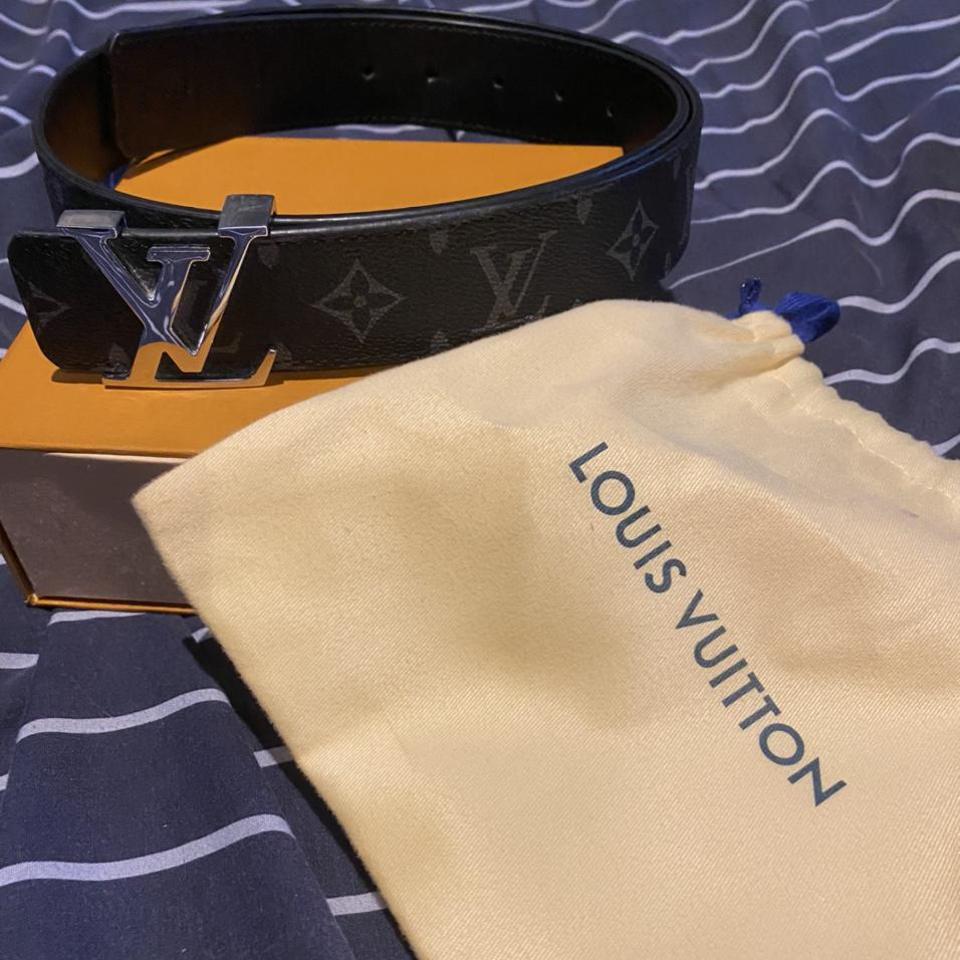 Gently used Louis Vuitton belt, very good - Depop