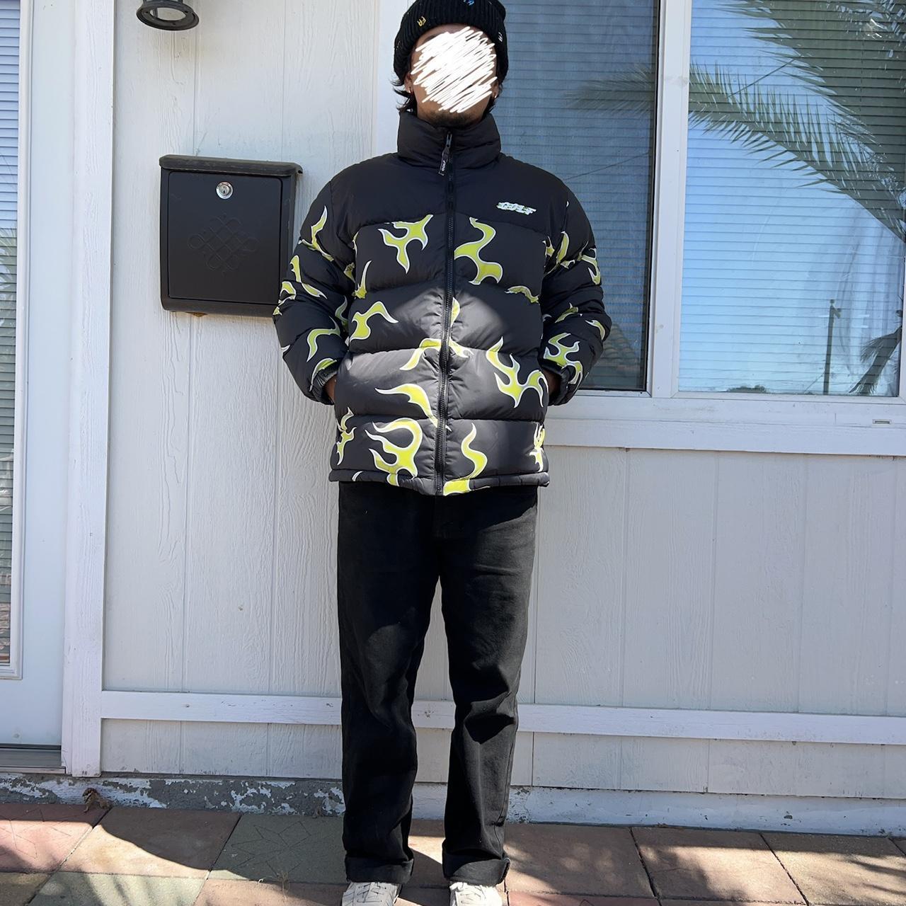 Golf wang flame puffer clearance jacket