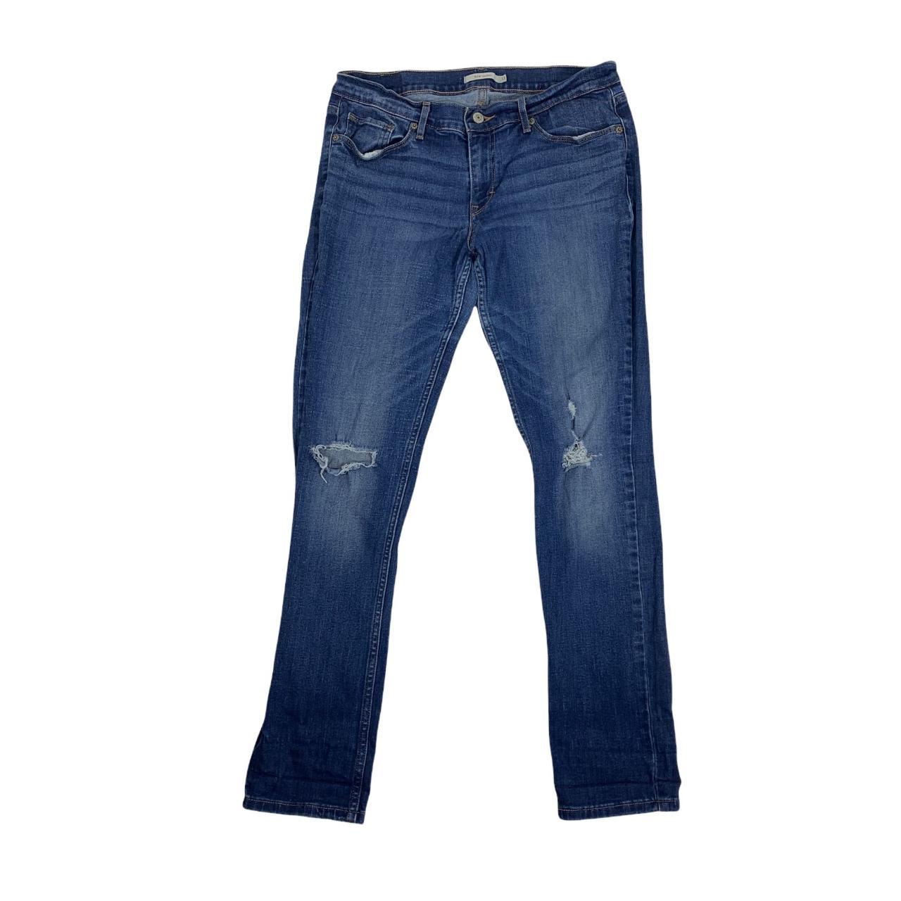 Levi's 524 - Skinny jeans - distress /holes in... - Depop