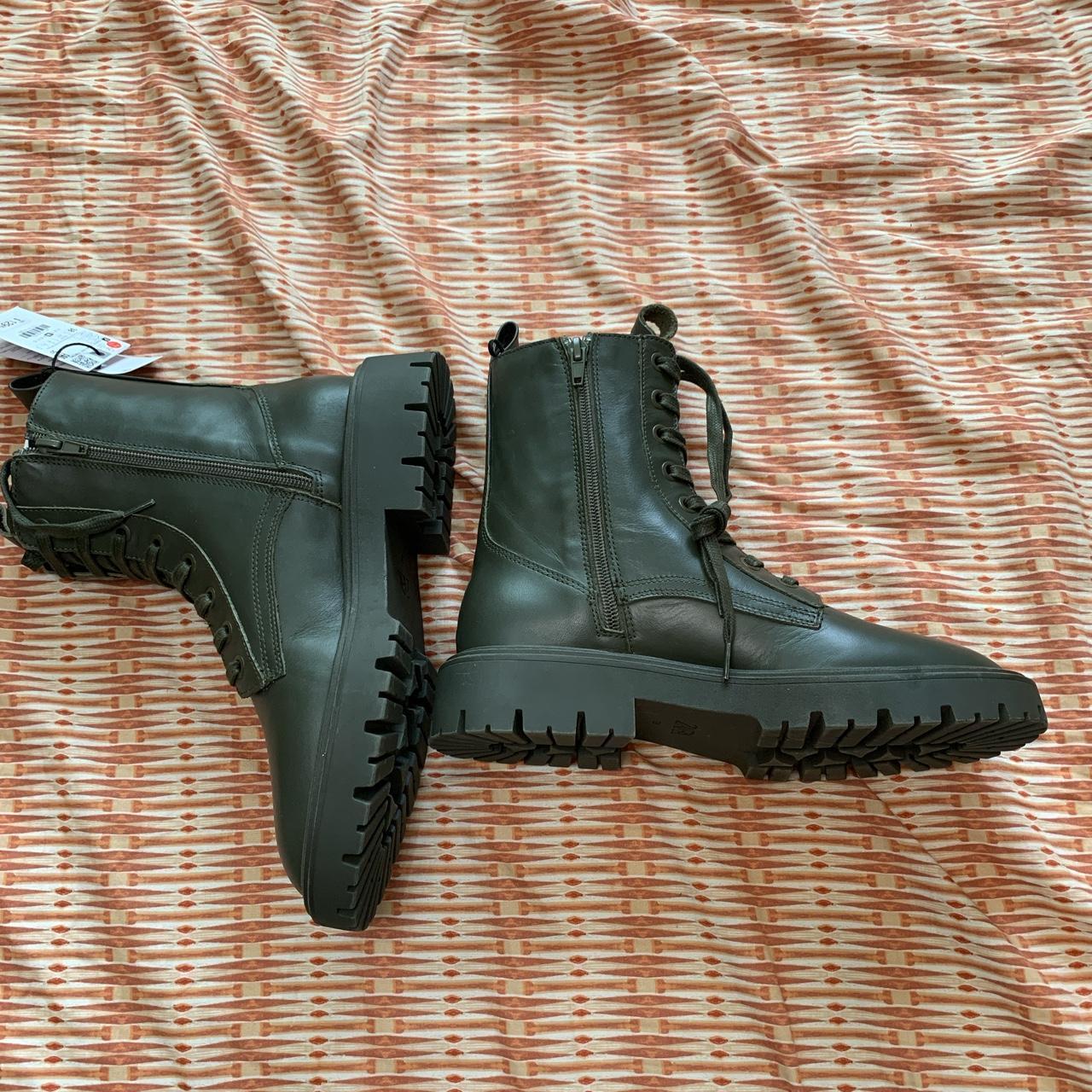 Olive green clearance combat boots