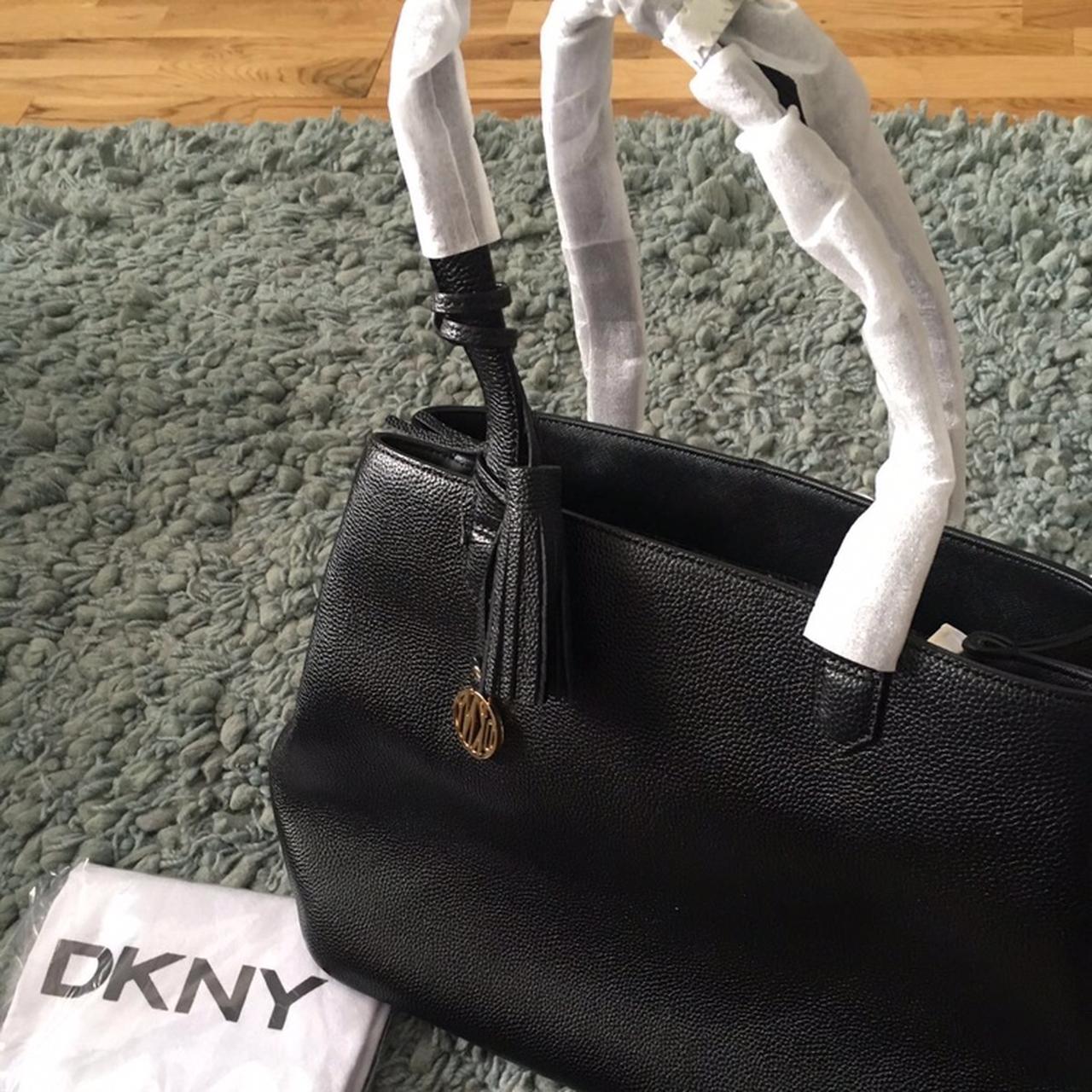 DKNY bryant park bag, black saffiano leather. This - Depop