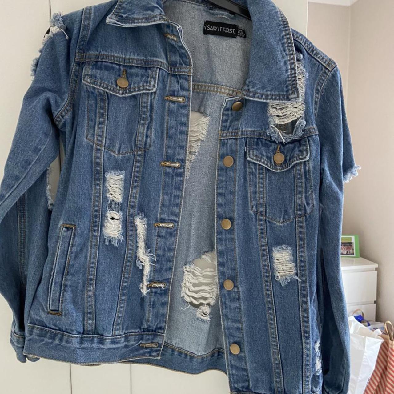 i saw it first denim jacket