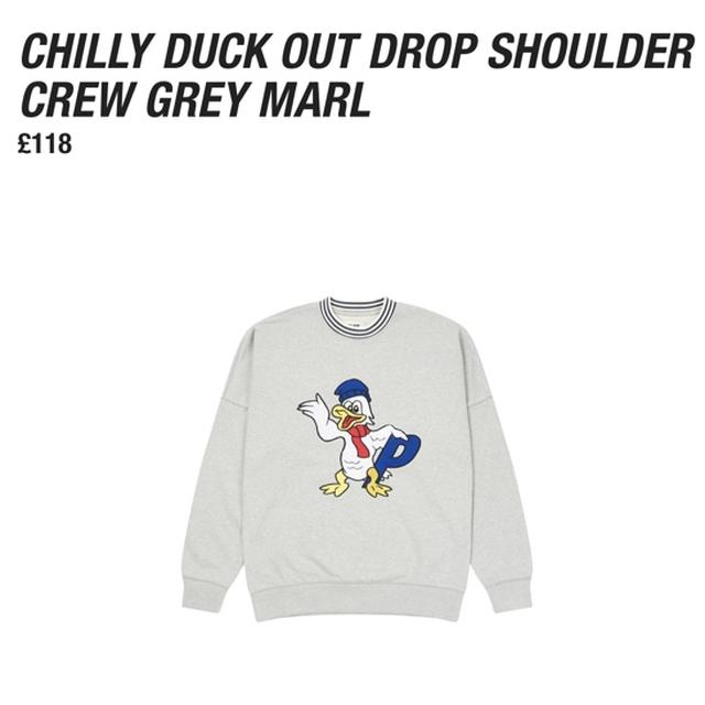 Palace Chilly Duck Out Drop ShoulderCrew季節感春秋冬