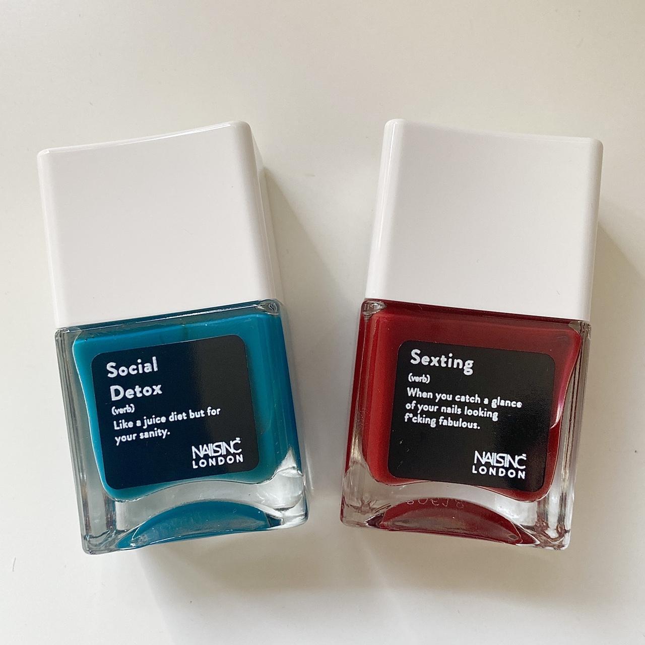 Brand new Nails Inc nail polishes in shades Social... Depop