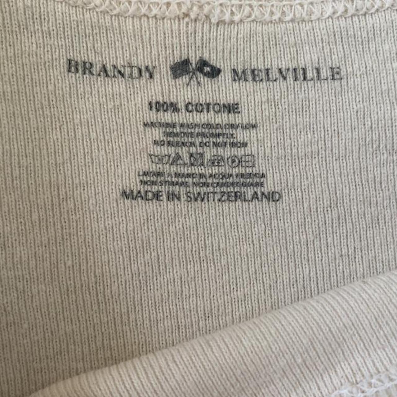 Brandy Melville cropped tee shirt with cowboy... Depop