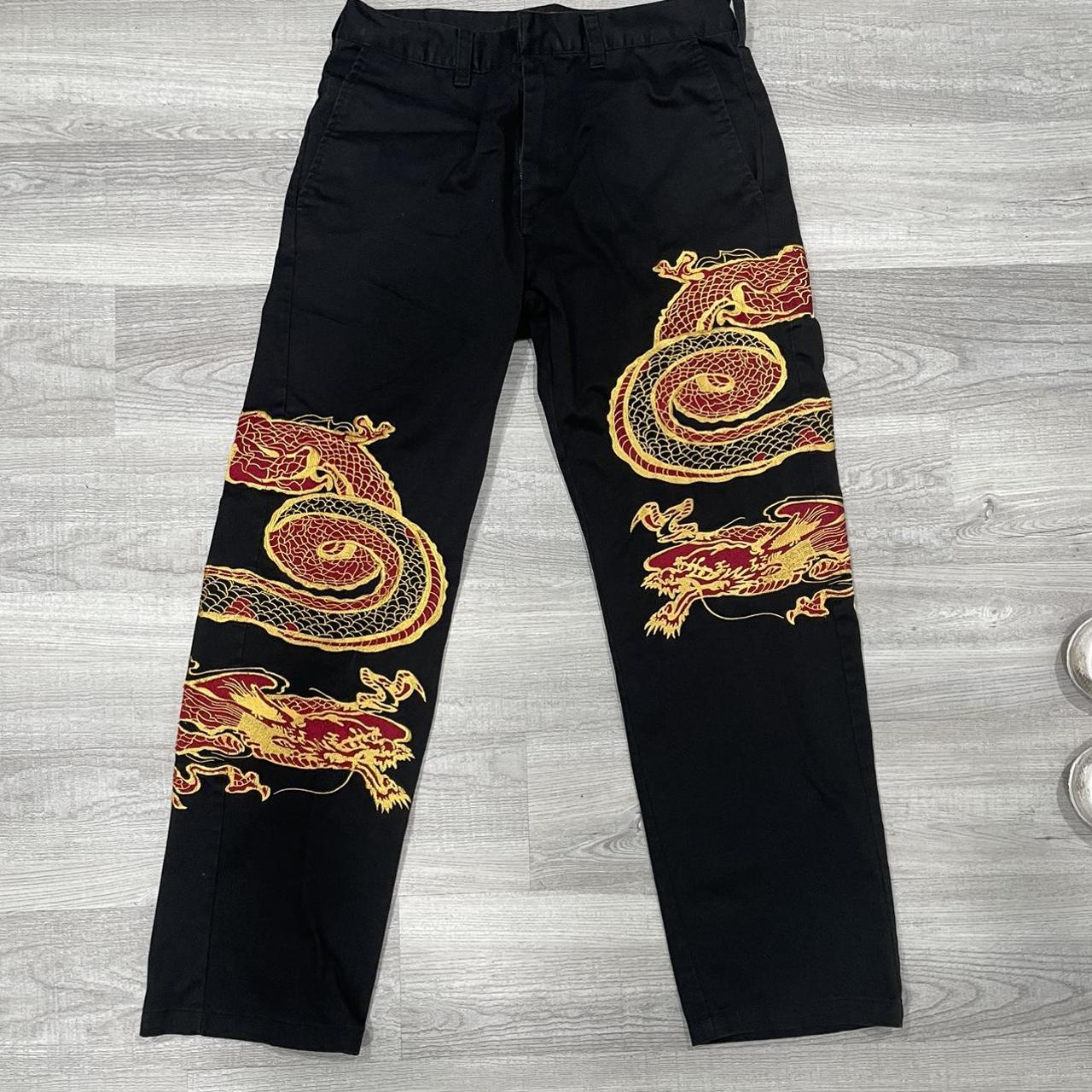 Supreme Dragon Work Pant Black Size 32 From FW18, - Depop