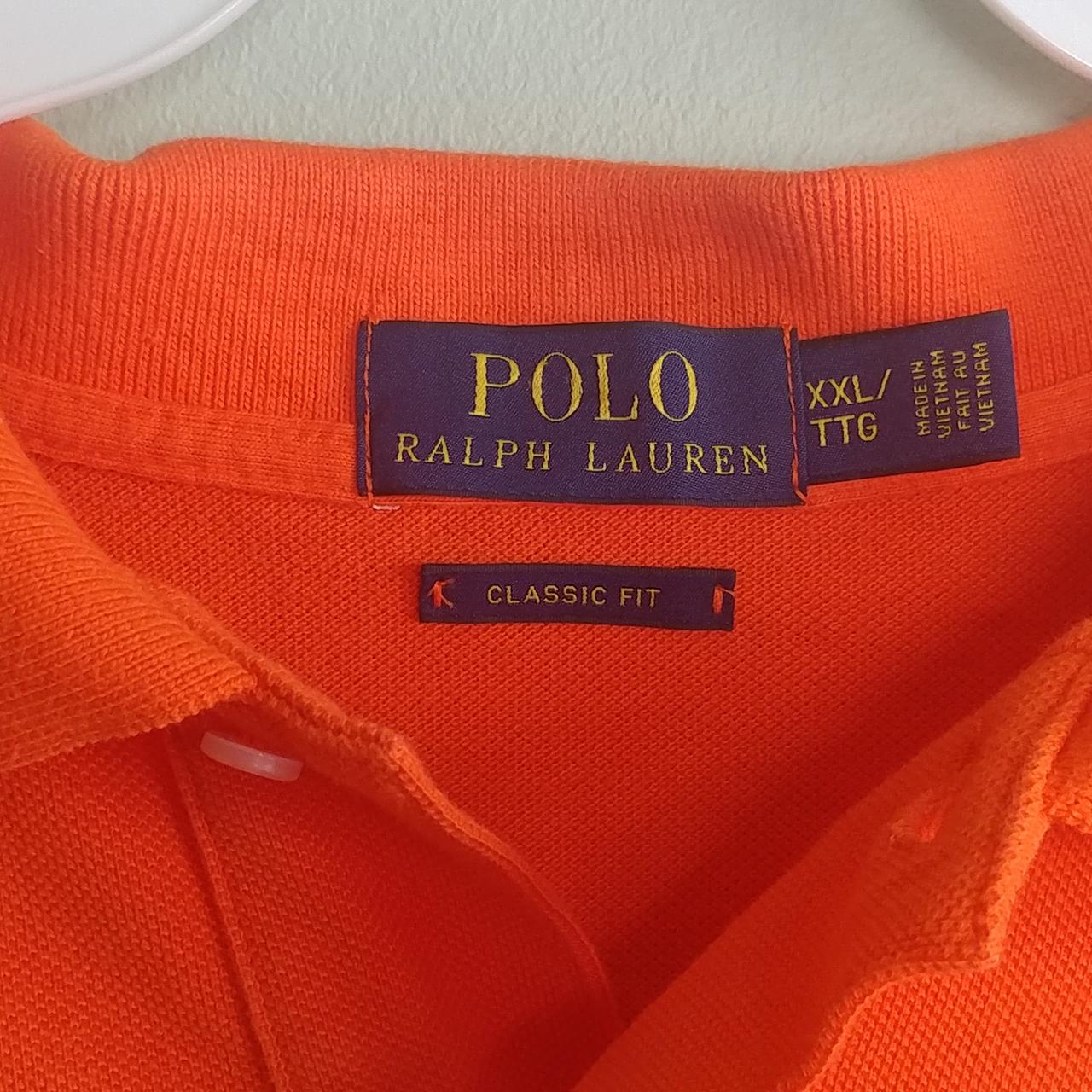 Orange with blue Polo horse. In very good condition.... - Depop