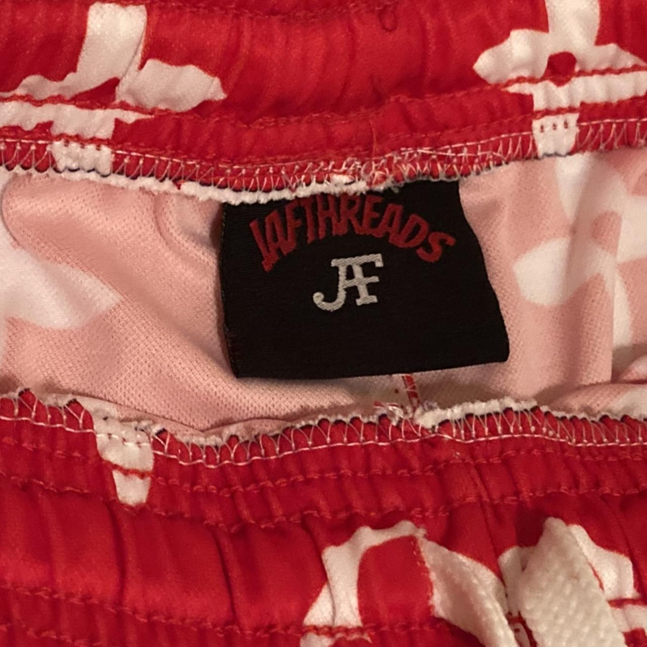 LV Shorts in Red, By Jaf Threads, Like New , Size is