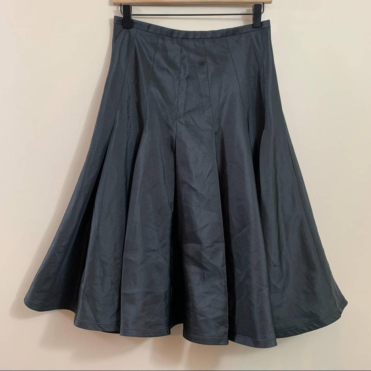XSCAPE By Joanna Chen Pleated Black Full Skirt Size... - Depop