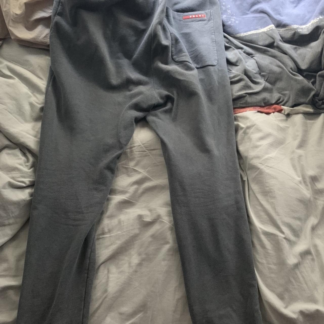 Prada tracksuit grey best sale