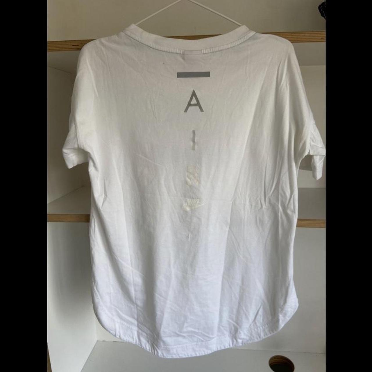 White Nike Air Tshirt Size S Nice soft material... Depop