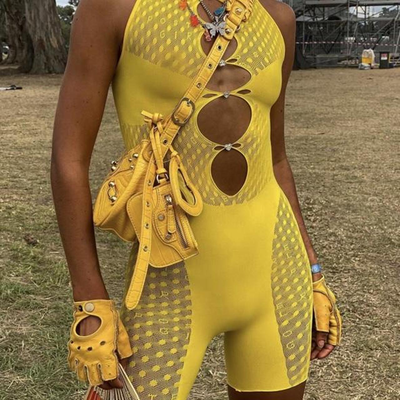 poster girl jetta jumpsuit one size fits all, worn once Depop