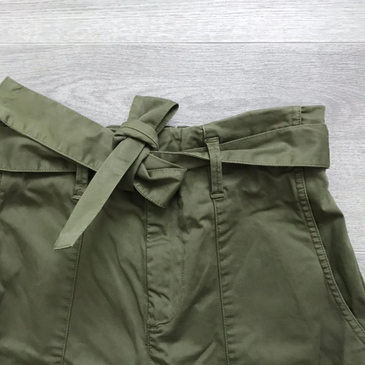 stradivarius khaki cargo