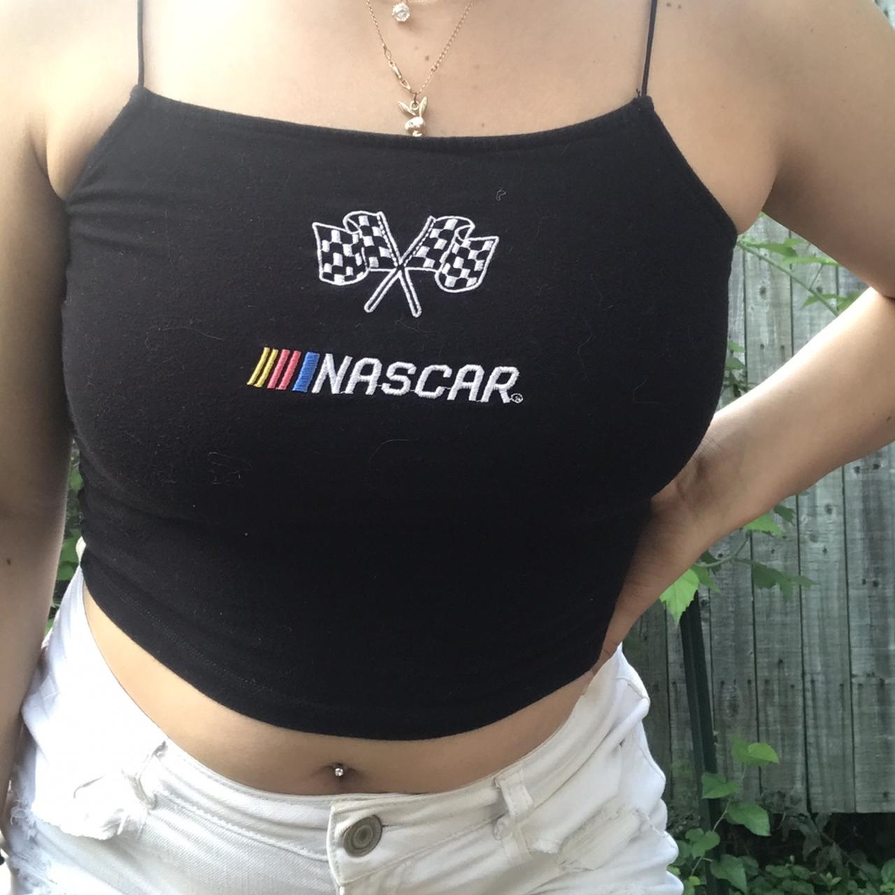 Nascar crop cheap top forever 21