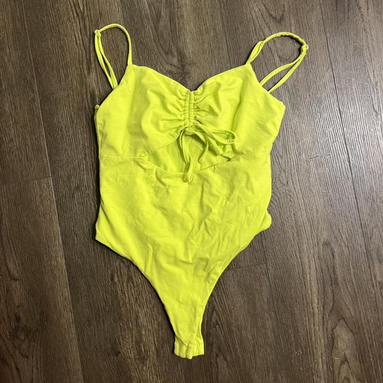 Revolution Women's Yellow and Green Bodysuit