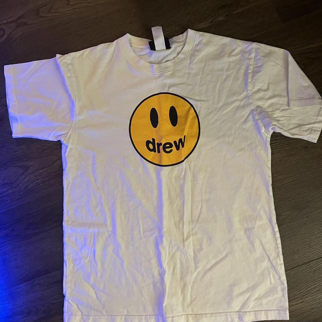 authentic drew house smiley tshirt. fits like a... Depop