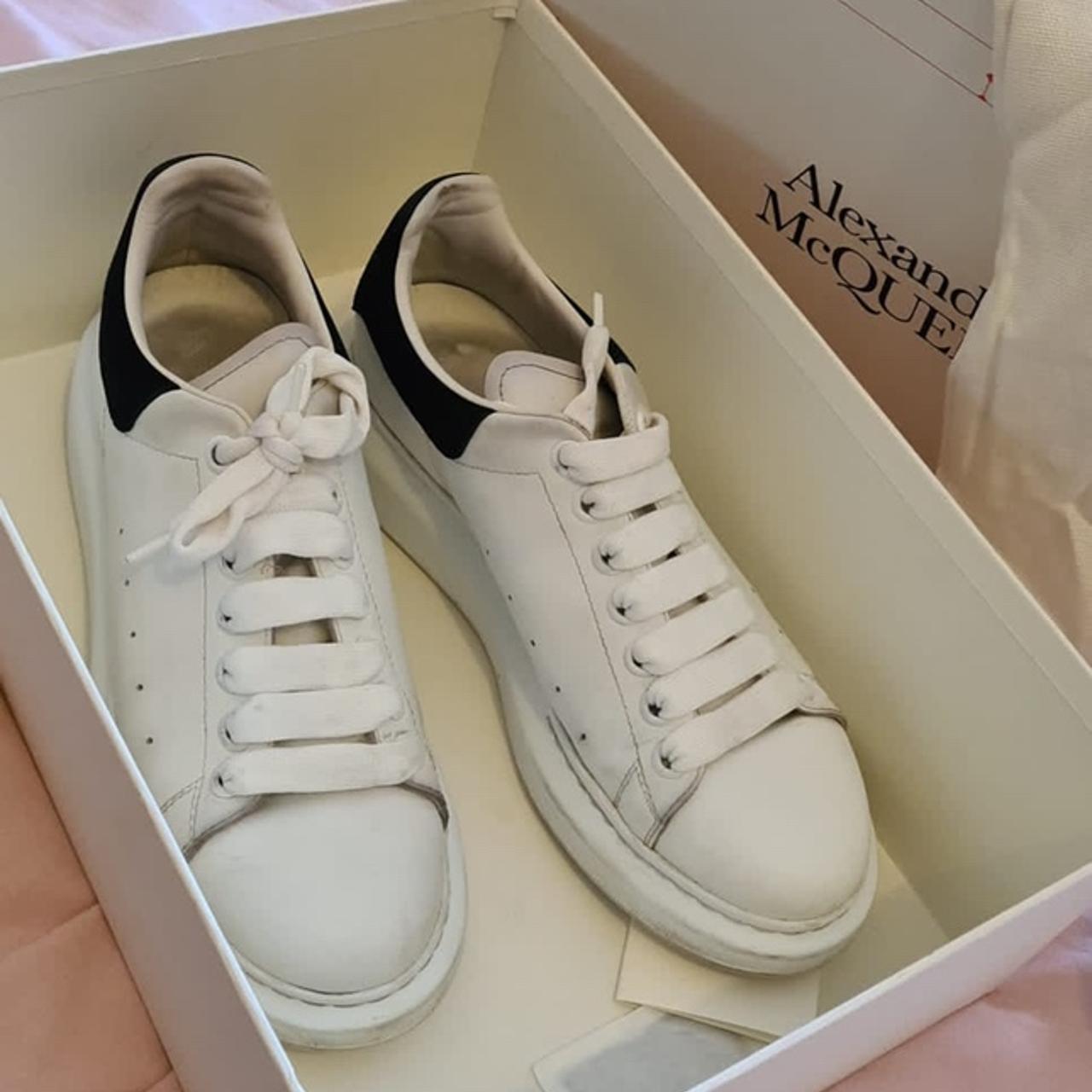 Alexander McQueen sneakers in size 6. Packaging and