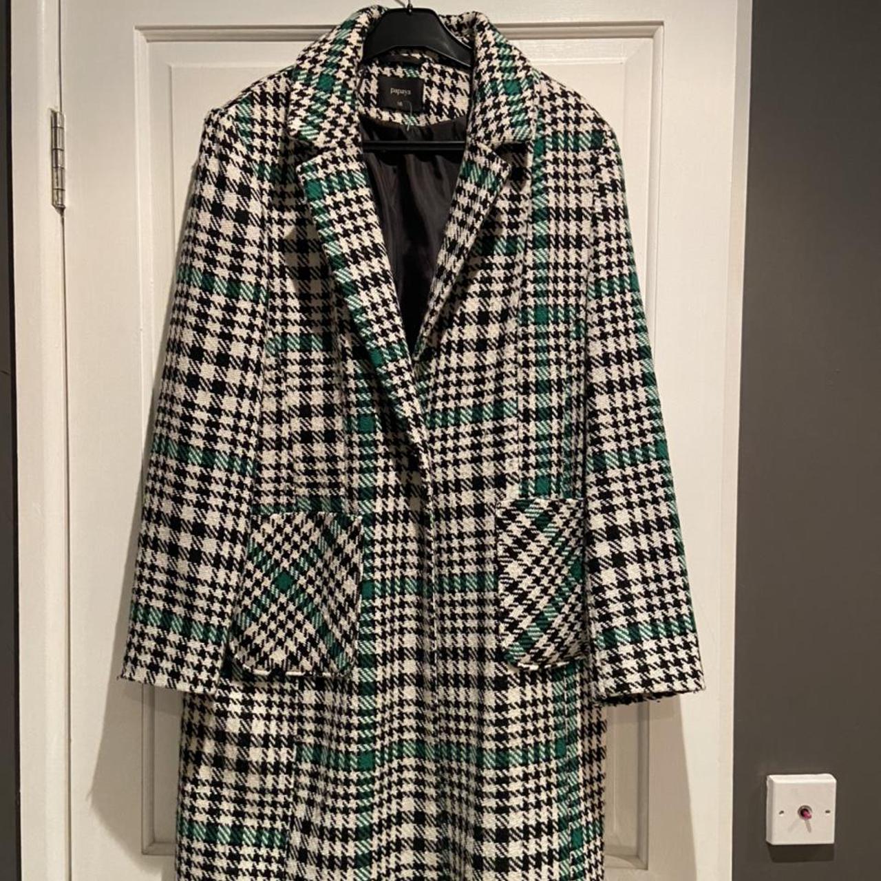 matalan check coat