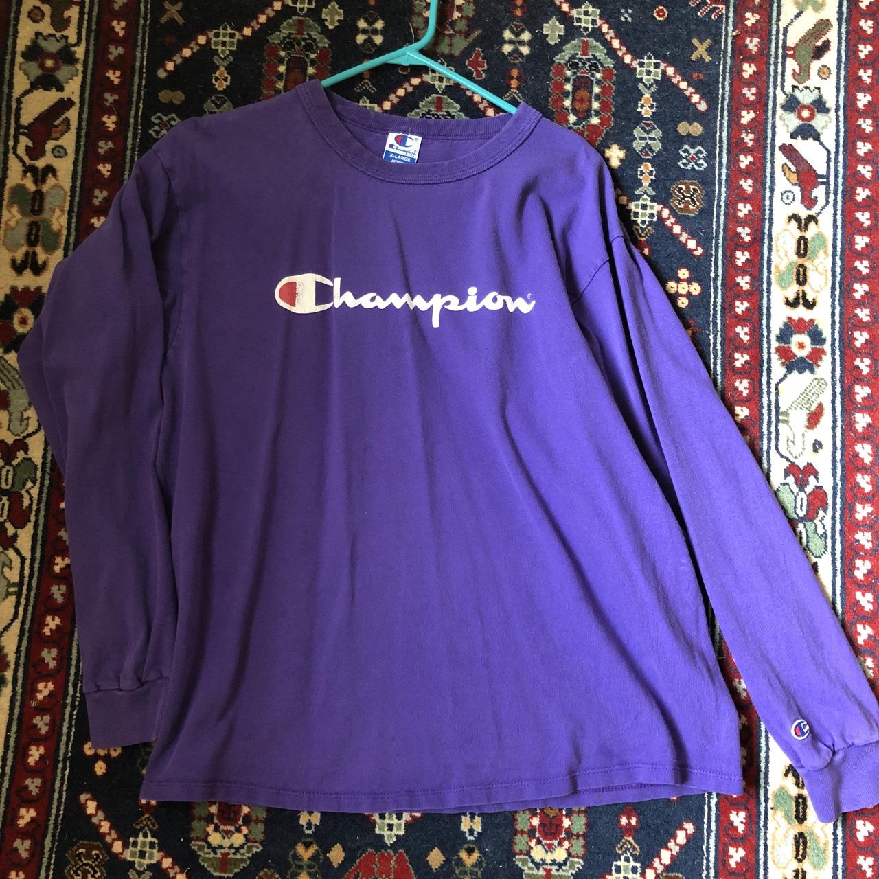 purple champion long sleeve