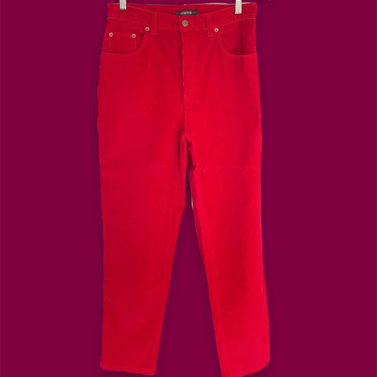 Bill Blass Women's Red and Burgundy Jeans (4)