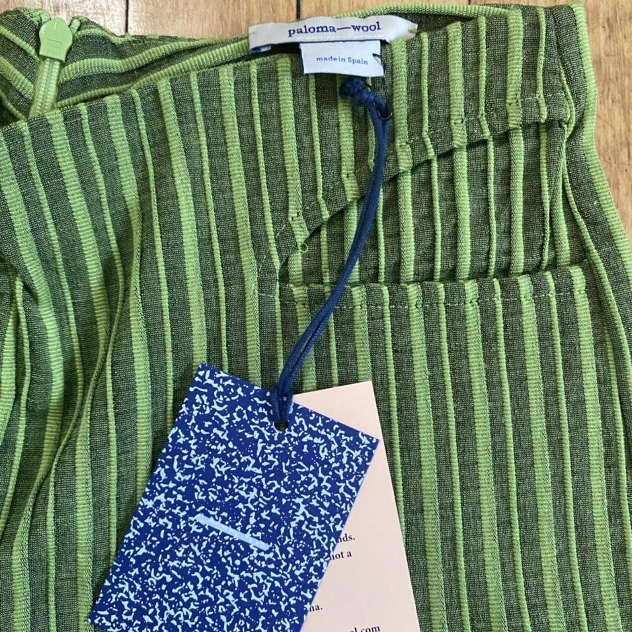 btwt paloma wool nadir pants in the green colour | Depop
