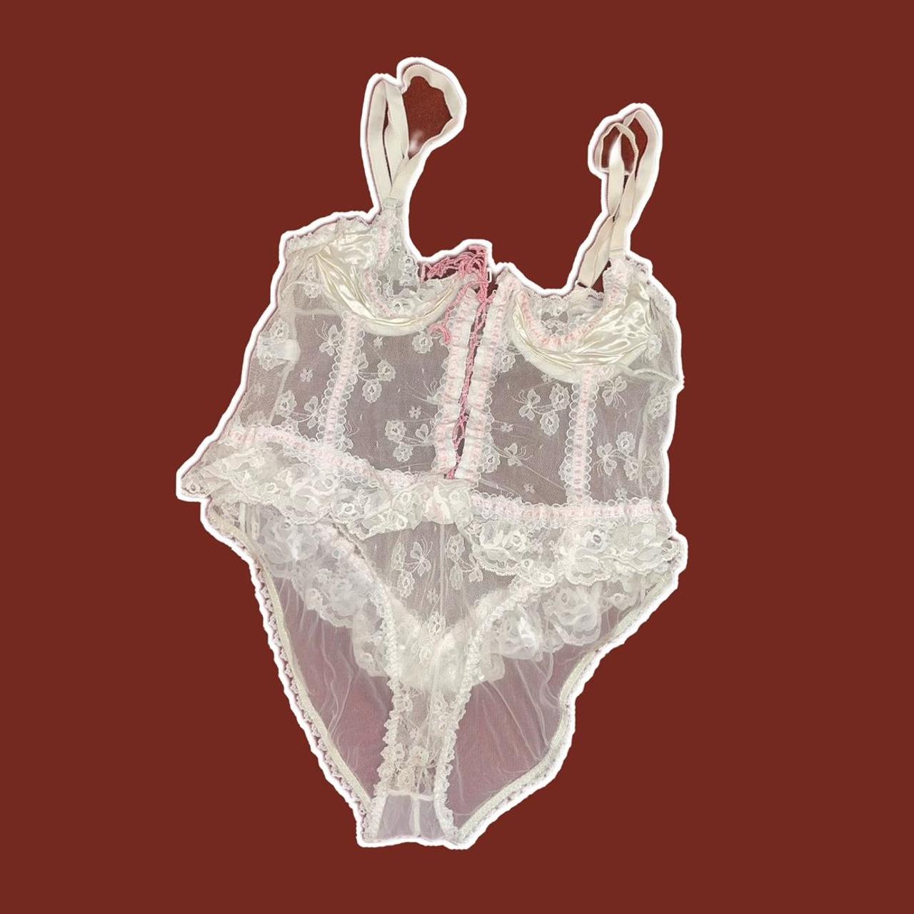 Product Image 1 - vintage thrifted lingerie lacey white