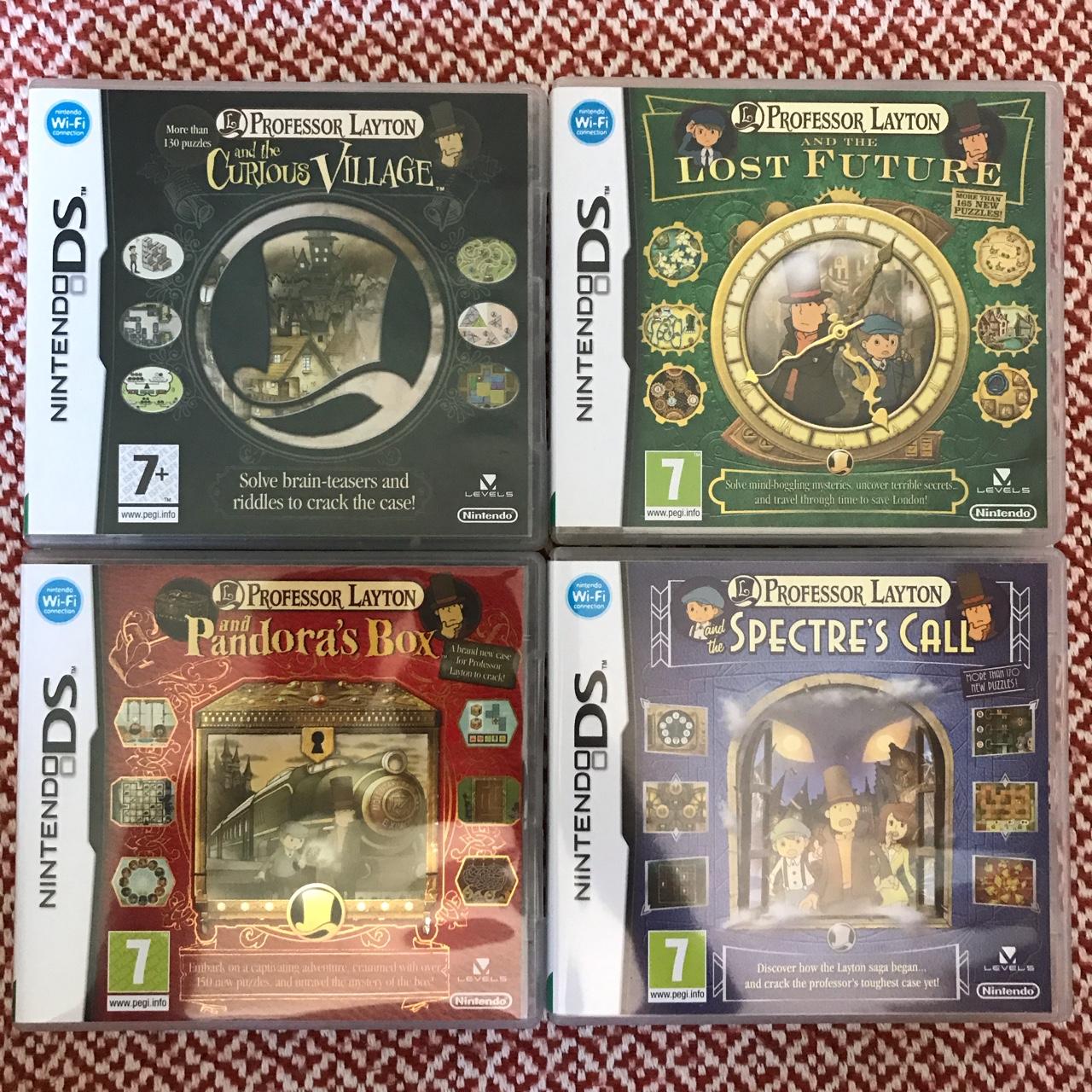 Professor Layton and the Curious Village, Nintendo DS, Games