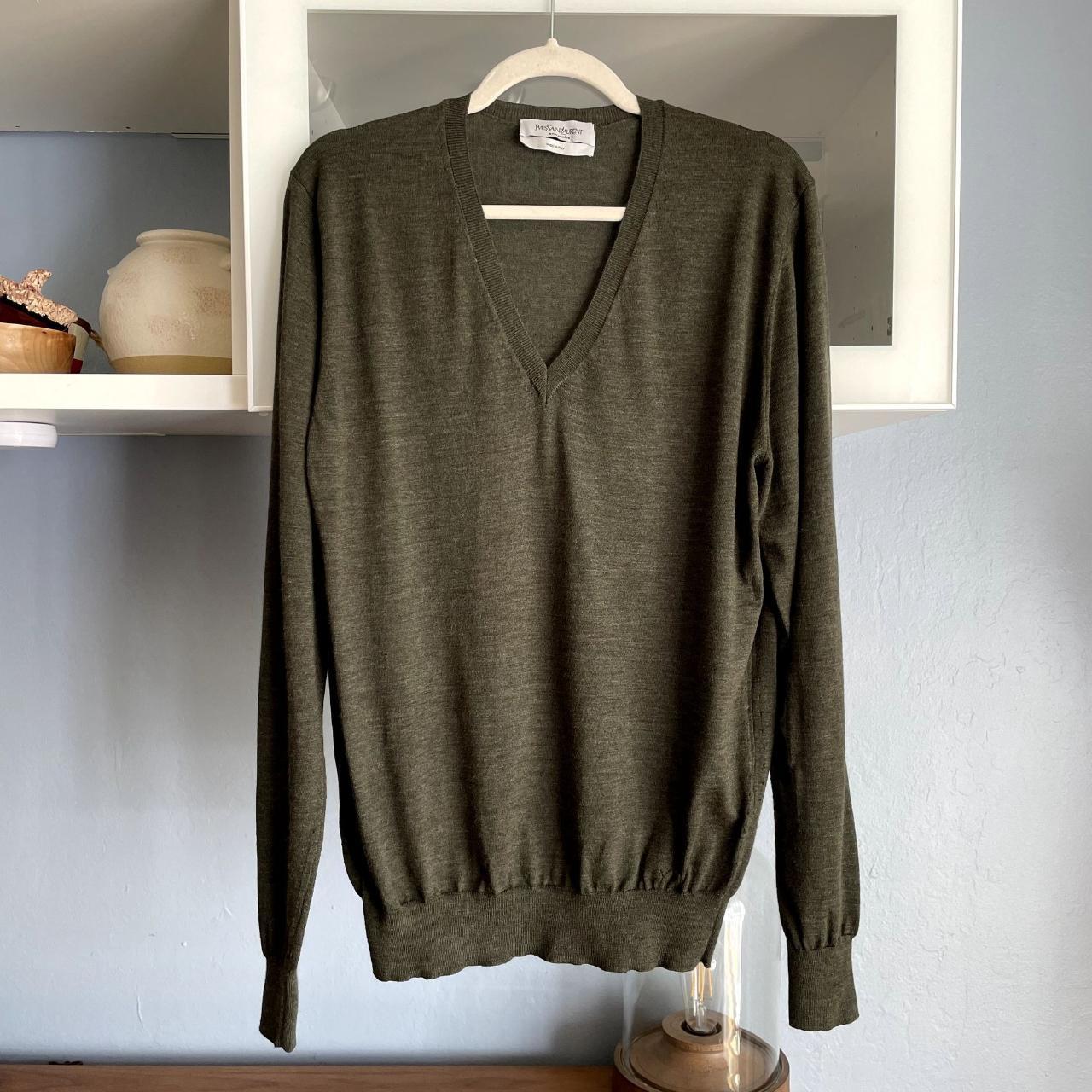 Yves saint laurent green sweatshirt Clearance
