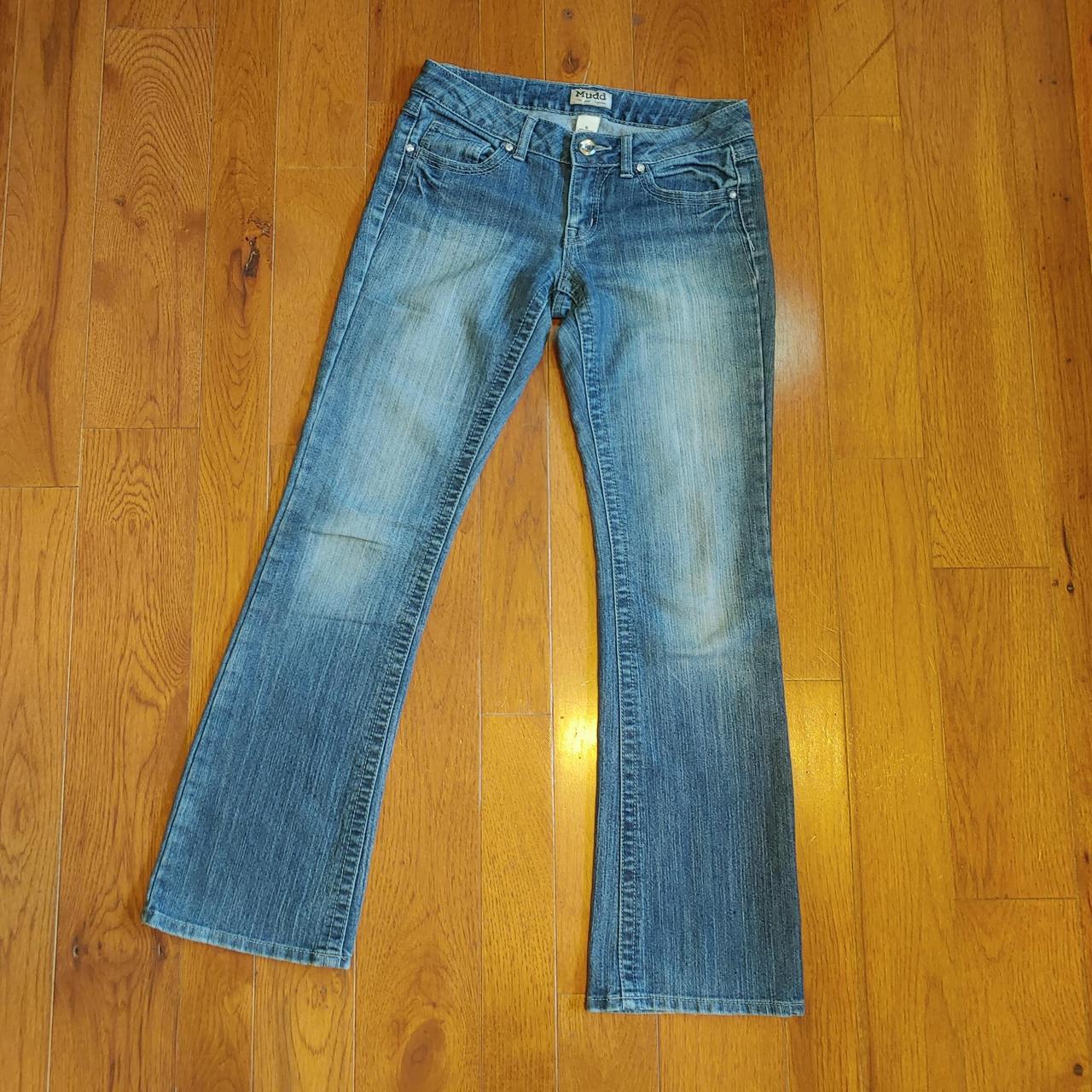 Vtg 2000s McBling Mudd Low-rise Bootcut Jeans 💎 A... - Depop