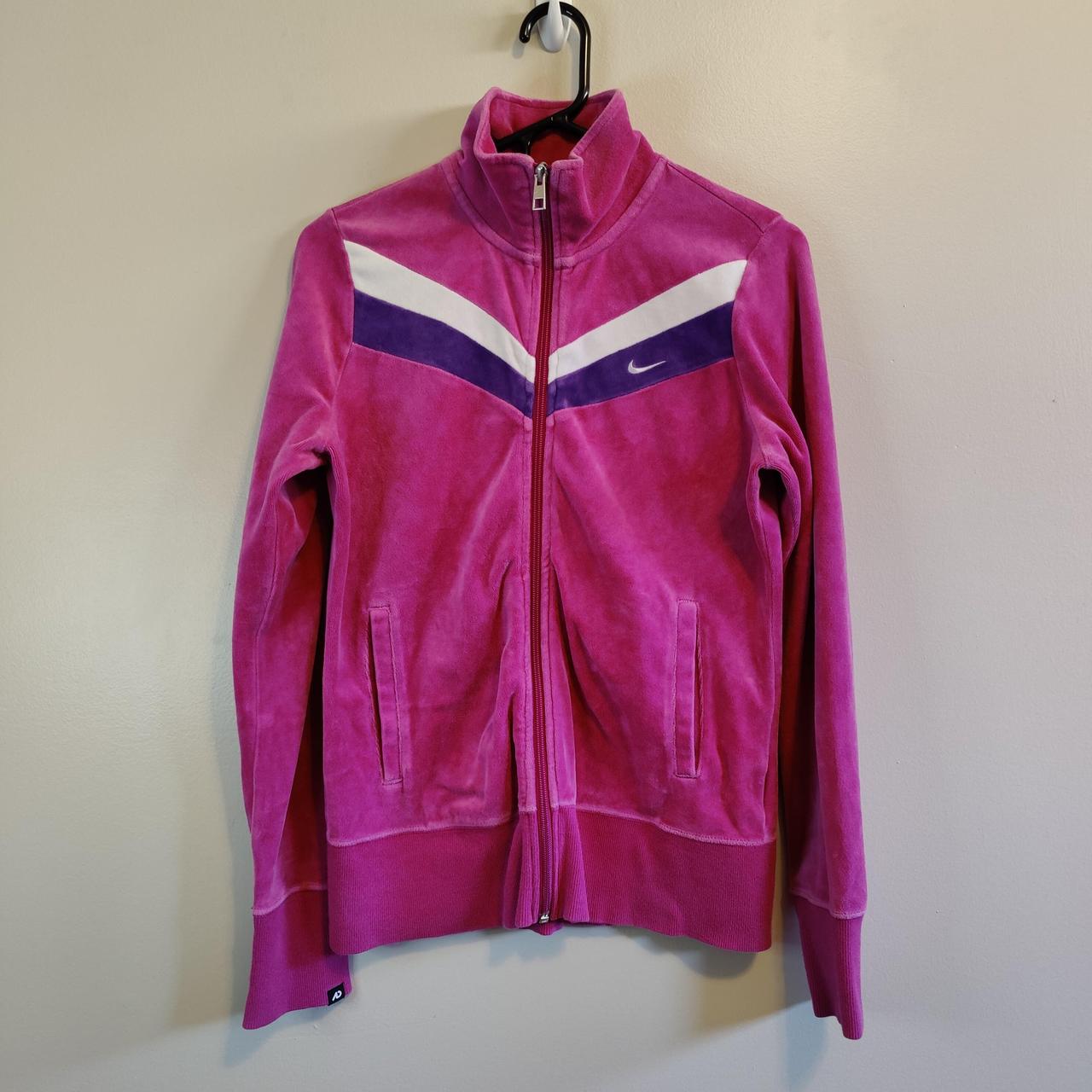 💕Y2K Style Nike Velour Tracksuit Jacket💕 Adorable... Depop