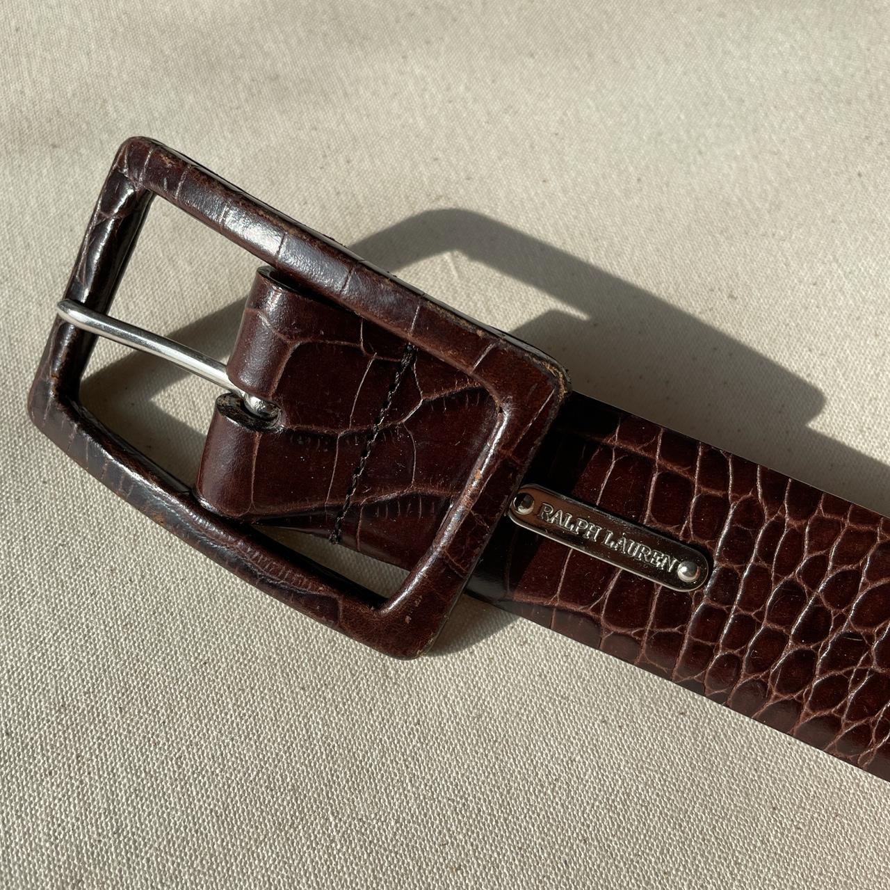 ralph lauren bear belt