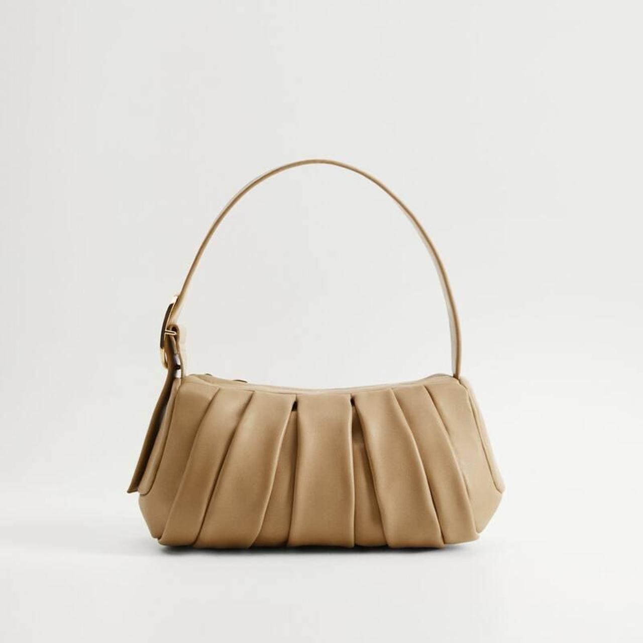 Mango pleats best sale baguette bag