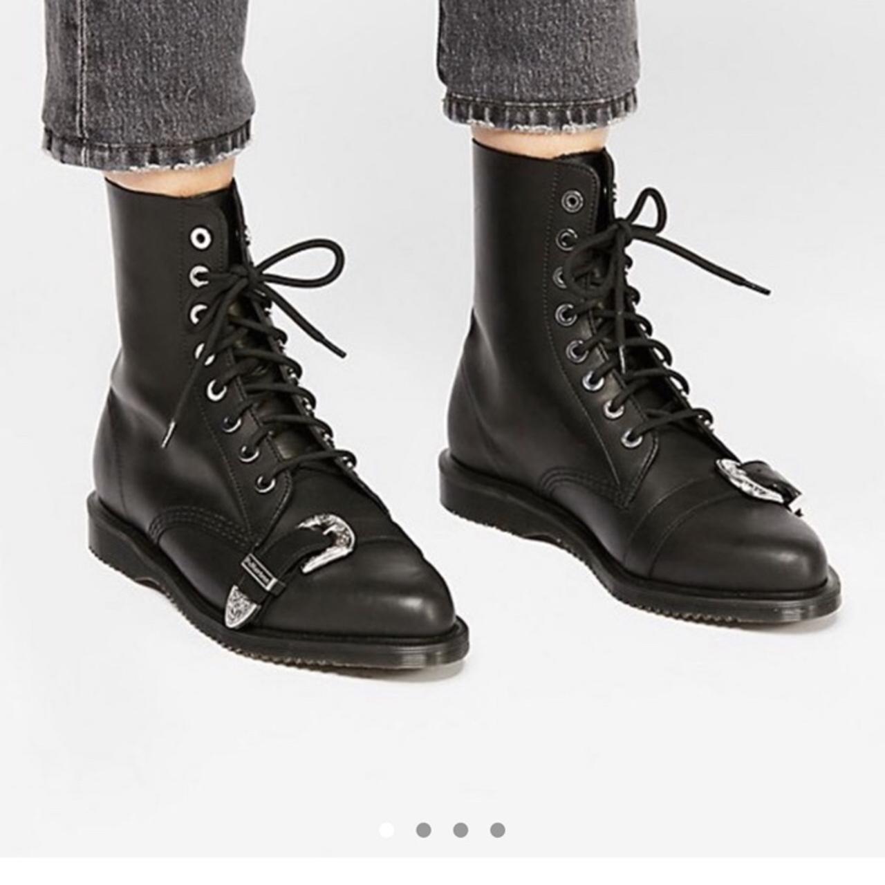 Dr Martens Ulima Boot with silver buckle detail. Not