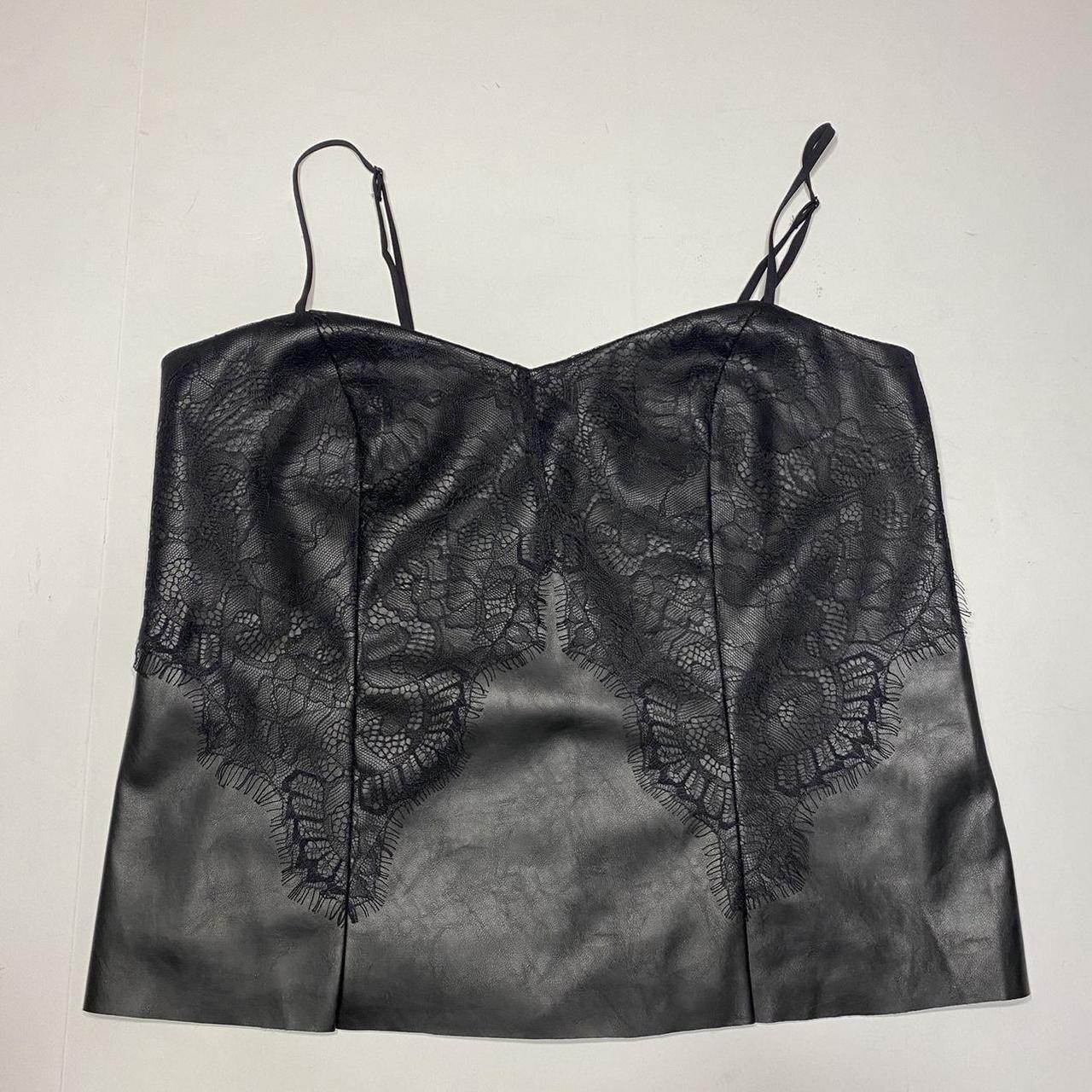 Express Women's Black Veststankscamis Depop