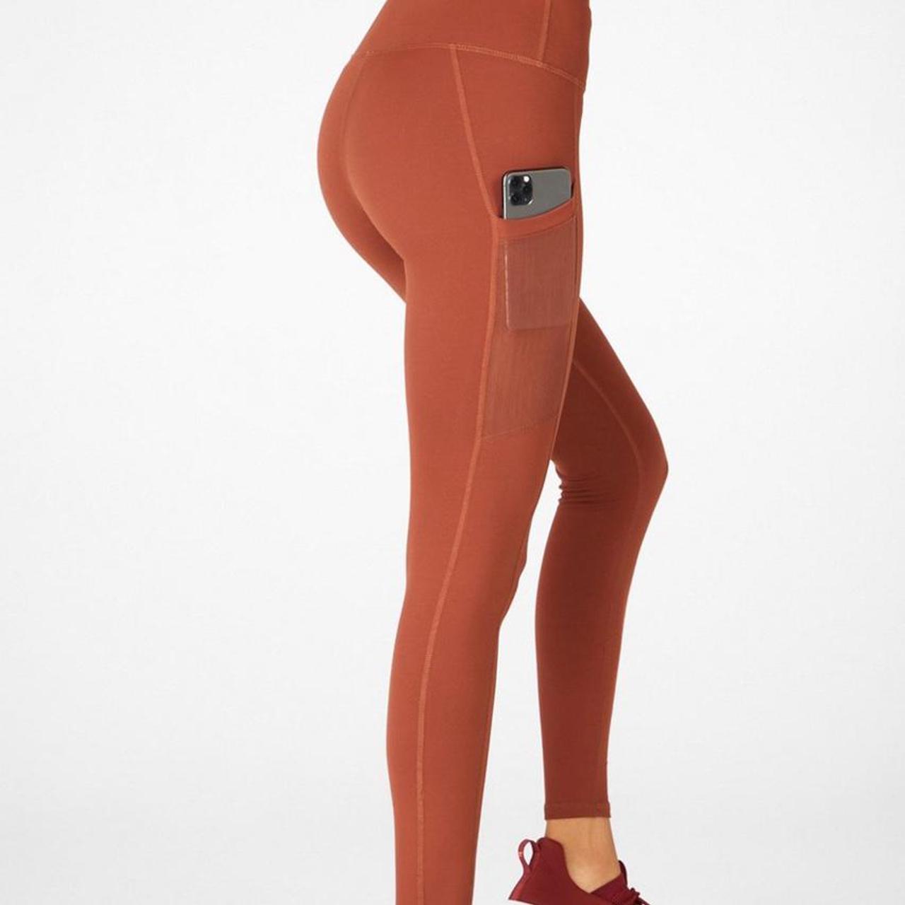 Fabletics High waisted Powerhold leggings with leg... Depop