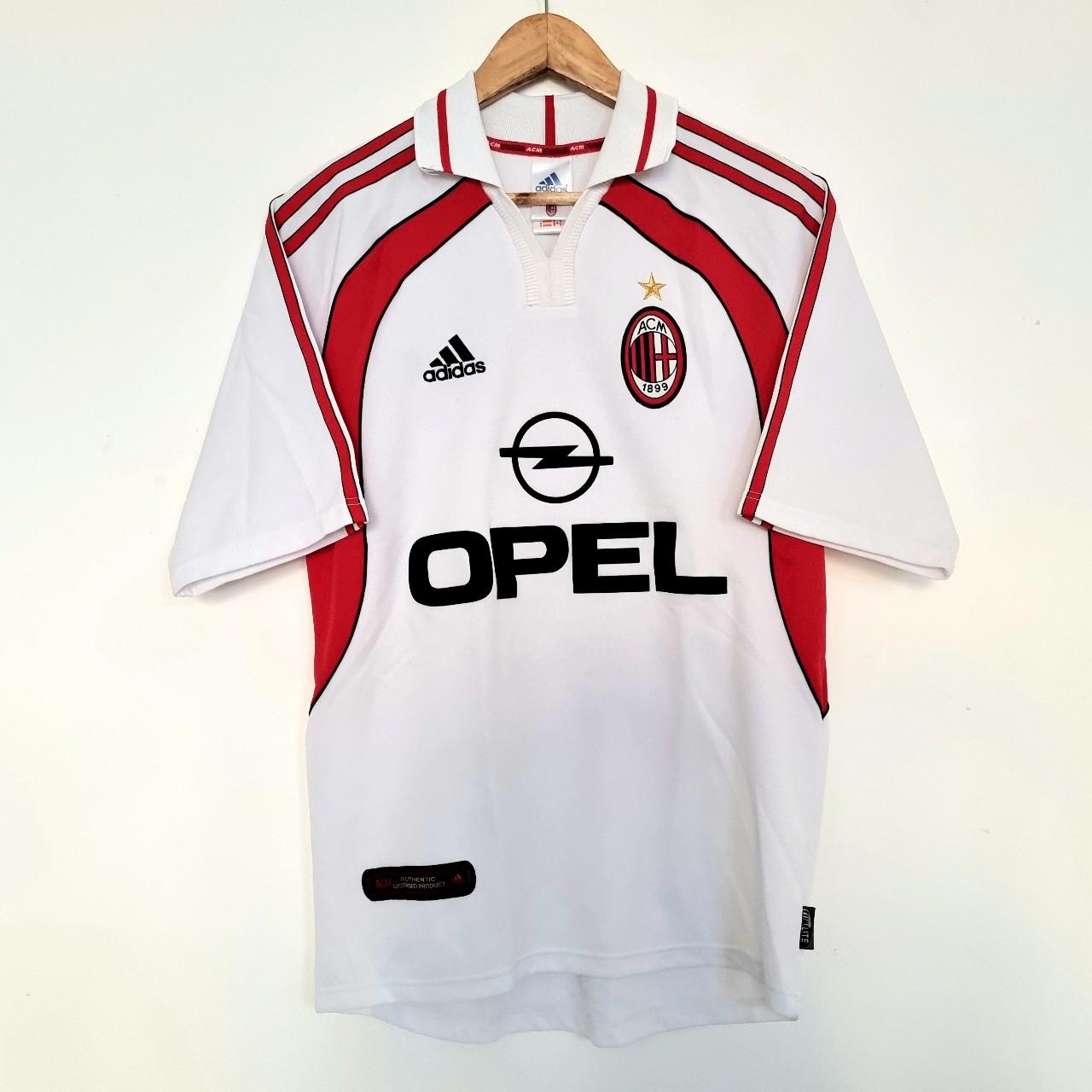 Vintage Adidas AC Milan 01/02 'Shevchenko 7' away... - Depop