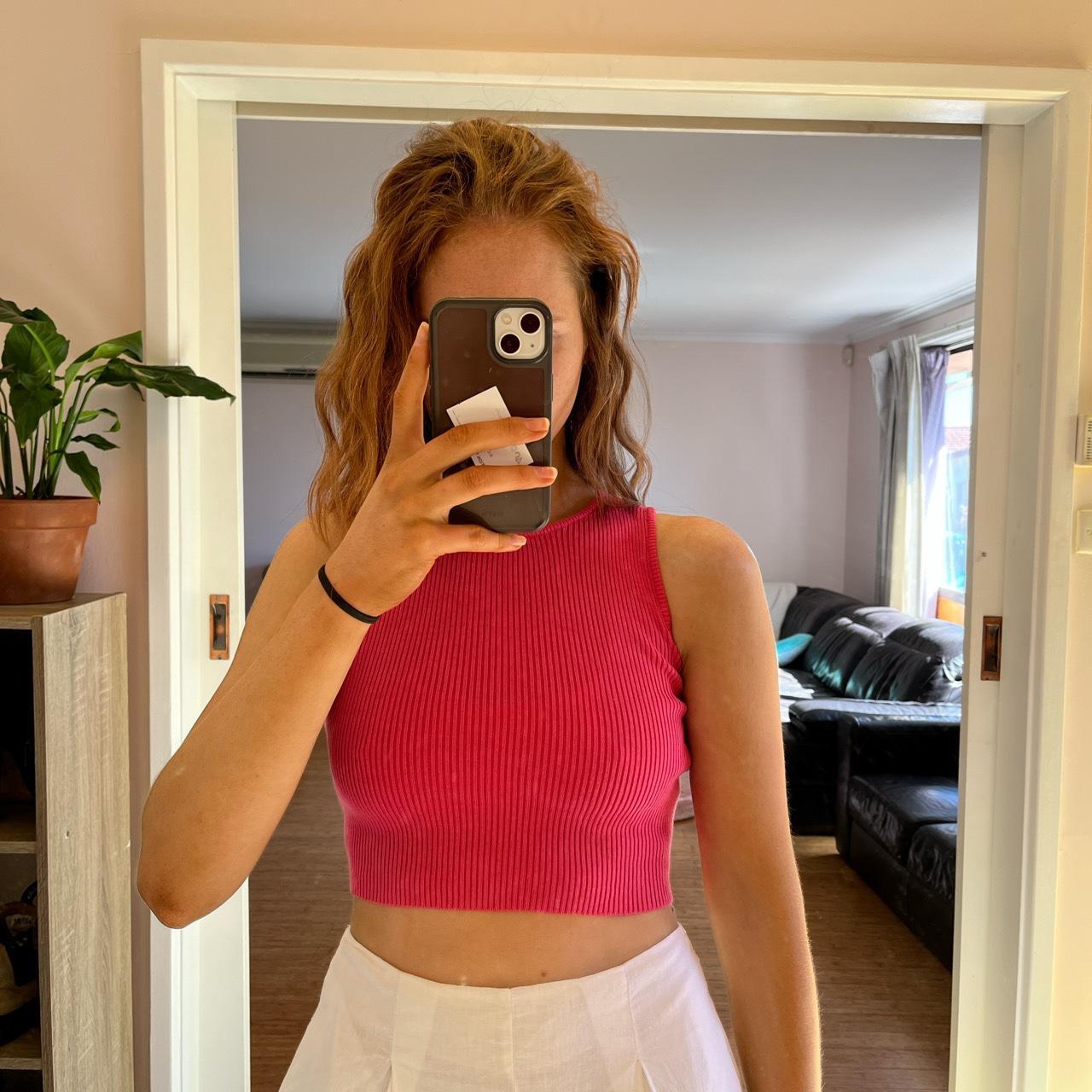 Nice hot pink top from charcoal clothing in size 8... - Depop