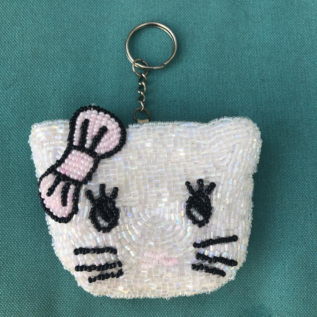 Hello Kitty Beaded Keychain