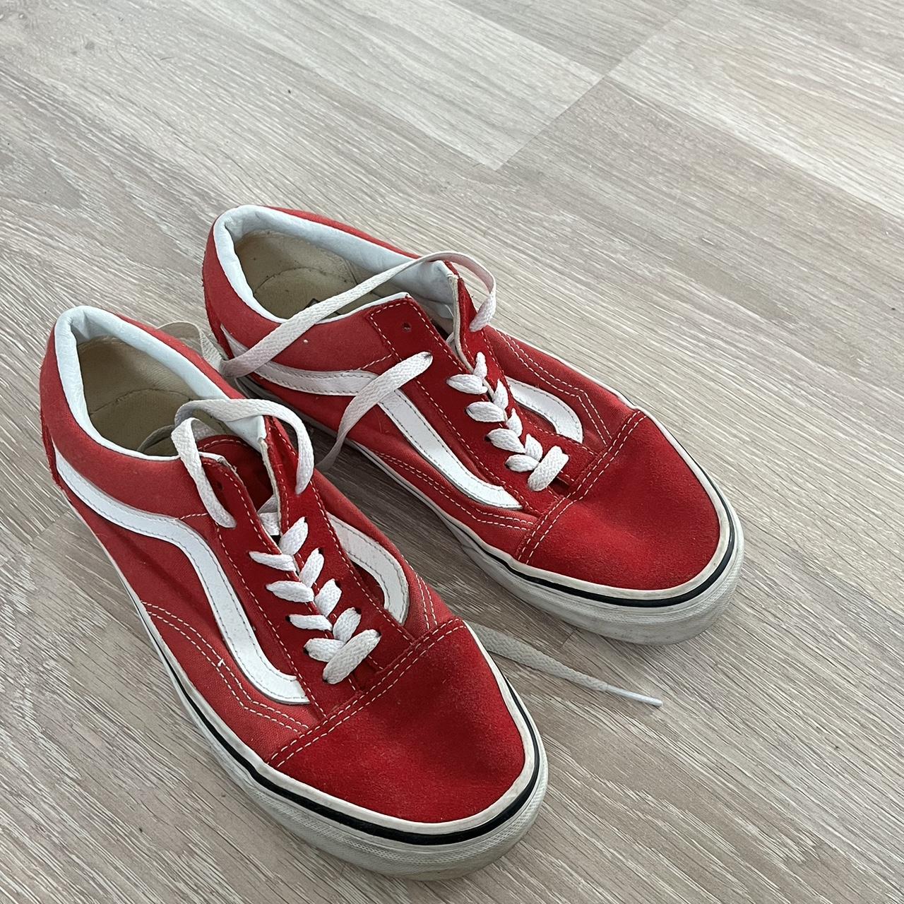 Red trainers hot sale size 4