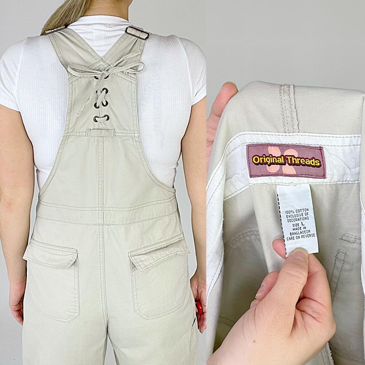 Product Image 4 - Vintage 90s khaki overalls! 
Cute