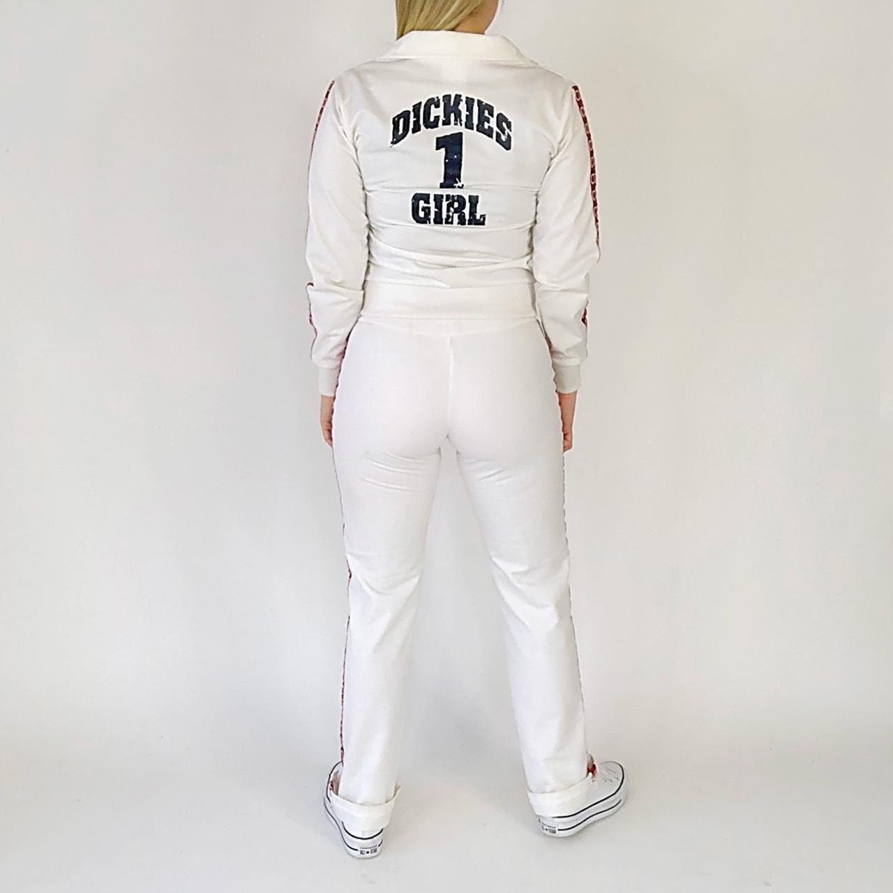 Dickies Women's White Jumpsuit Depop