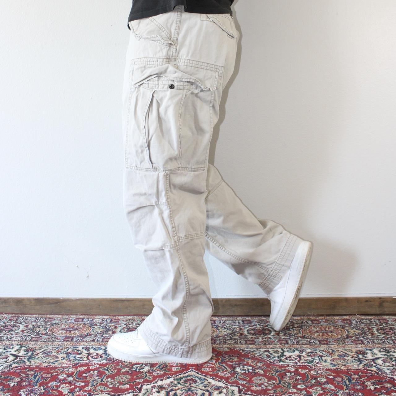 white polo cargo pants