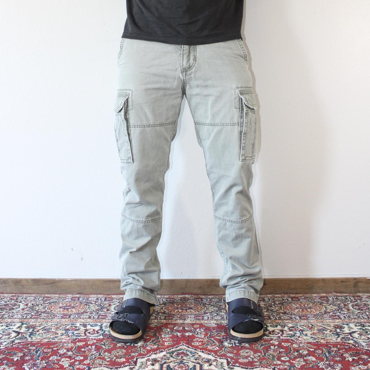Olive Green Levi's Cargo Pants Slim fit Size... - Depop