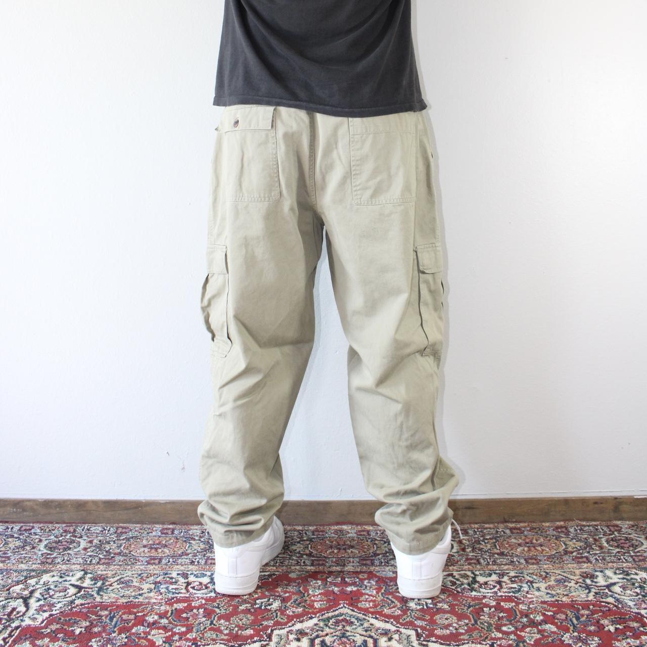 Vintage Bugle Boy Cargo Pants Relaxed fit Size... - Depop